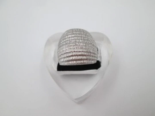 Daniel Vior women's ring. Craft design. 925 sterling silver. Abavel model. Spain