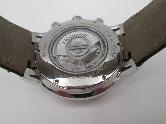 Davidoff Velero men's automatic sport chronograph. Stainless steel. Calendar. 2016 Davidoff Velero men's automatic sport chronograph. Stainless steel. Calendar. 2016
