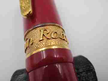Delta Joaquin Rodrigo. Special limited edition. Burgundy resin & vermeil silver