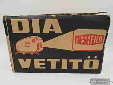Dia Vetitö toy movie projector. Mesefilm. 35mm. 1950's. Box