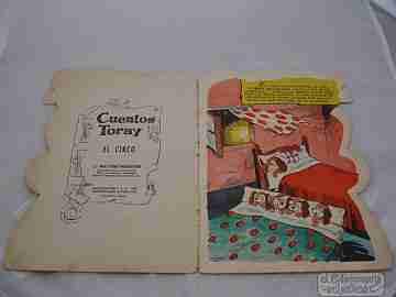 Die-cut book. The Circus. 1958. Walt Disney. Toray publisher