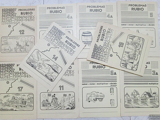 Diez cuadernos de problemas. 1977. Ediciones Rubio. Valencia