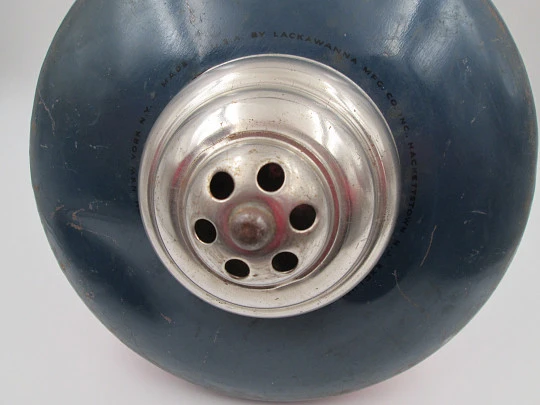 Disney Enterprises toy spinning top. Lithographed tinplate. Seven characters. 1930