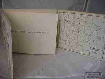 Dispositivo Cartográfico Pedagógico Solos. 1956. Mapas España