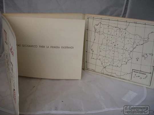 Dispositivo Cartográfico Pedagógico Solos. 1956. Mapas España