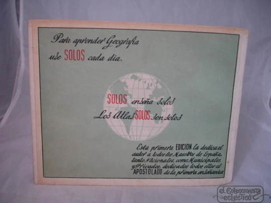 Dispositivo Cartográfico Pedagógico Solos. 1956. Mapas España