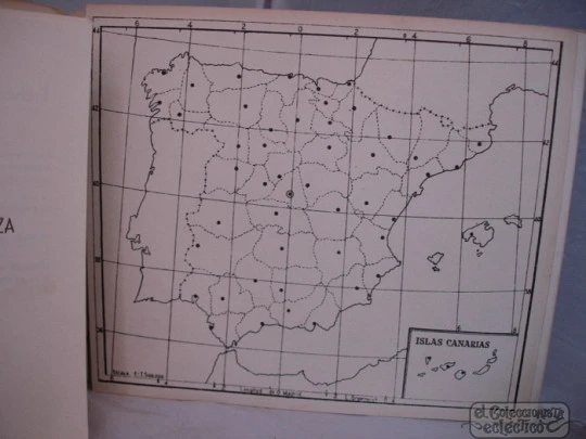 Dispositivo Cartográfico Pedagógico Solos. 1956. Mapas España