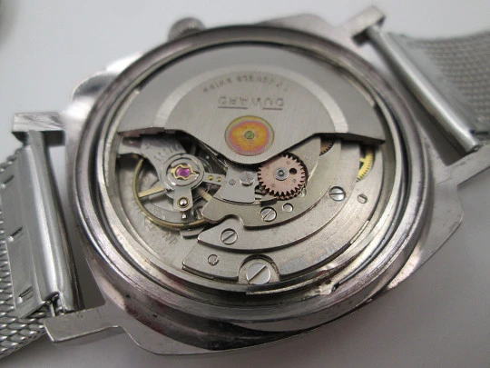 Duward Continual Triumph. Stainless steel. Calendar. Automatic. Mesh strap. 1970's Duward Continual Triumph. Stainless steel. Calendar. Automatic. Mesh strap. 1970's