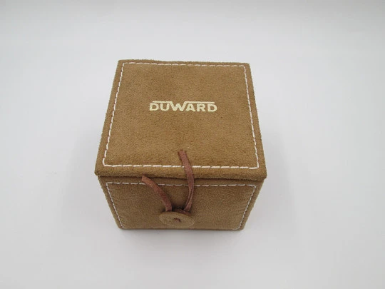 Duward Diplomatic. Acero. Automático. Día y fecha. Esfera azul. Estuche. 1970