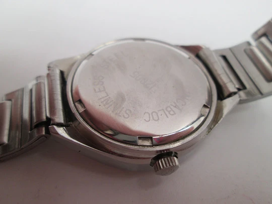 Duward Internat reloj mujer. Acero. Dial tornasolado. Brazalete. Calendario. Cuerda