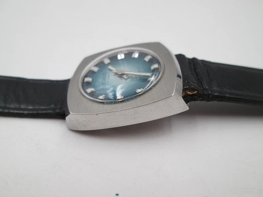 Duward reloj mujer. Acero inoxidable. Caja cuadrada. Esfera azul. Correa. Cuerda manual Duward reloj mujer. Acero inoxidable. Caja cuadrada. Esfera azul. Correa. Cuerda manual