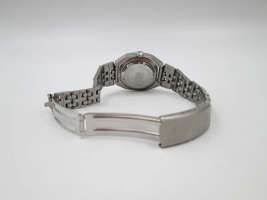 Duward Triumph mujer. Cuerda manual. Acero inoxidable. Dial azul. Brazalete. Calendario Duward Triumph mujer. Cuerda manual. Acero inoxidable. Dial azul. Brazalete. Calendario