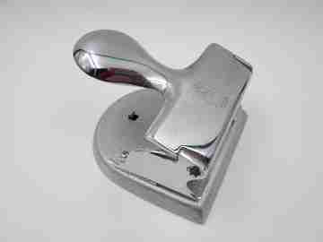 El Casco M200 paper punch hole maker. Chromed and gray lacquered metal. 1970's