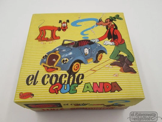 El coche que anda. Geyper. Disney. 1965. Hojalata litografiada