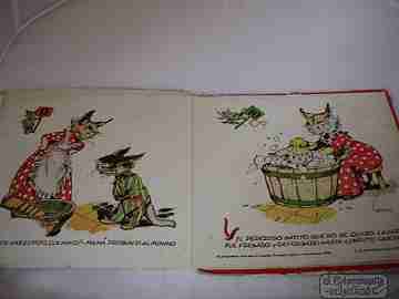 El gatito que no quería lavarse la cara. T. G. Rovira. 1944. 10 páginas
