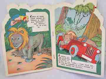 El león bocazas. 1958. Toray. Cuentos troquelados. A. Bañolas