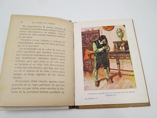 El Sueño de Pepito. Ramón Sopena. Biblioteca Selecta. Tapas duras. Ilustraciones. 1942