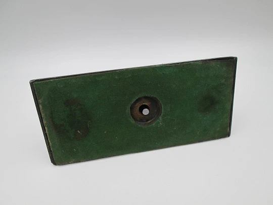 Encendedor de sobremesa art decó a gasolina Ronson Touch-Tip. Metal cromado. 1930 Encendedor de sobremesa art decó a gasolina Ronson Touch-Tip. Metal cromado. 1930