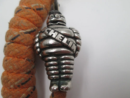 Encendedor mecha muñeco neumáticos Michelín. Metal niquelado. 1970 Encendedor mecha muñeco neumáticos Michelín. Metal niquelado. 1970