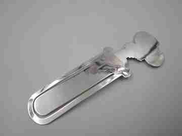 Enjoyable 925 sterling silver bookmark. Don Quixote de la Mancha. 1990's. Spain