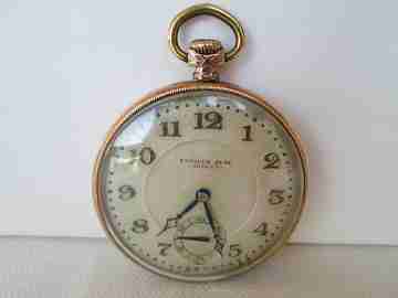 Enrique Ruiz Cartagena. Gold plated. Stem-wind. Swiss movement. 1930's