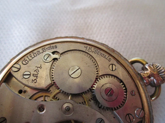 Enrique Ruiz Cartagena. Gold plated. Stem-wind. Swiss movement. 1930's