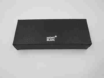 Esferógrafo Montblanc Boheme. Resina negra y metal platinado. Estuche. 2000
