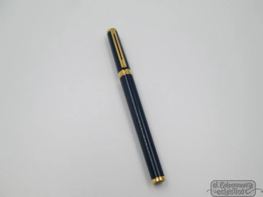 Esferógrafo Montblanc Noblesse Oblige. Laca turquesa y chapado oro