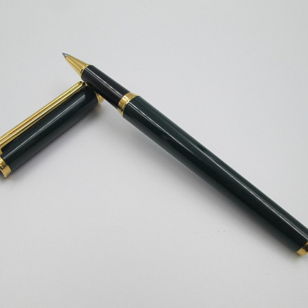 Esferografo Montblanc Noblesse Oblige Laca Verde Y Chapado Oro