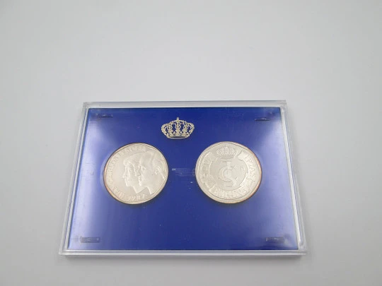 Estuche pruebas 500 Pesetas. Fábrica Moneda y Timbre. Acero, plata de ley y cobre. 1987