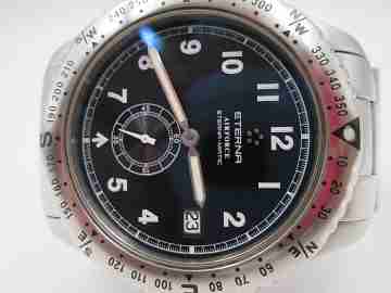 Eterna Matic Airforce. Acero. Brazalete. Automático. Estuche