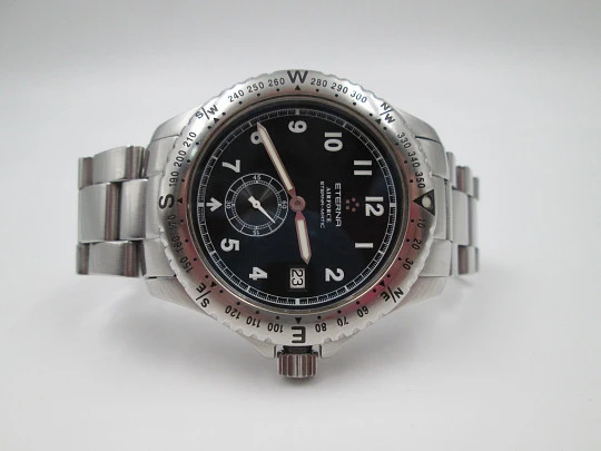 Eterna Matic Airforce. Automatic. Stainless steel. Bracelet. Original box