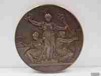 Exposición Nacional y Regional de Rouen. Bronce, 1884. Francia. AD Noël