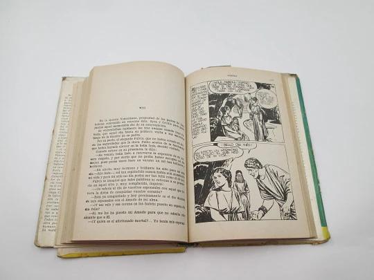 Fabiola. Cardenal Wiseman. Libro ilustrado. Colección Historias. Bruguera, 1957