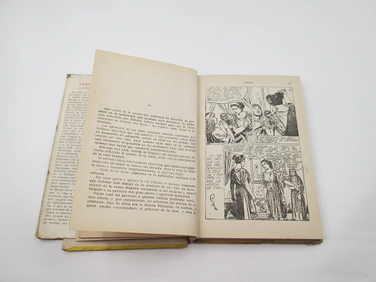 Fabiola. Cardenal Wiseman. Libro ilustrado. Colección Historias. Bruguera, 1957