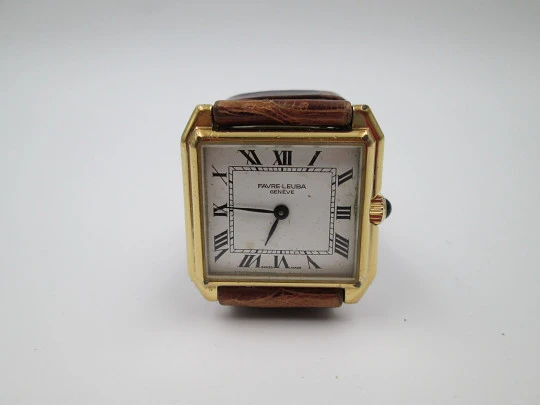 Favre-Leuba ladie's watch. Manual wind. 1960's. Steel & gold plated. Swiss