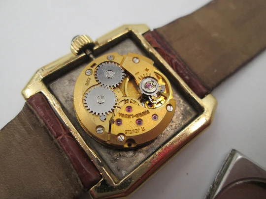 Favre-Leuba ladie's watch. Manual wind. 1960's. Steel & gold plated. Swiss