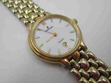 Festina women's watch. Steel and gold plated. Quartz. Bracelet. 1990's