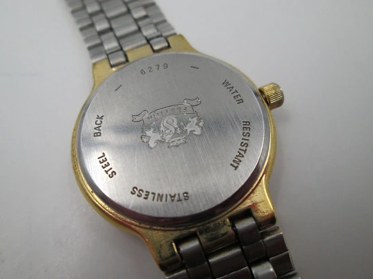 Festina women's watch. Steel and gold plated. Quartz. Bracelet. 1990's