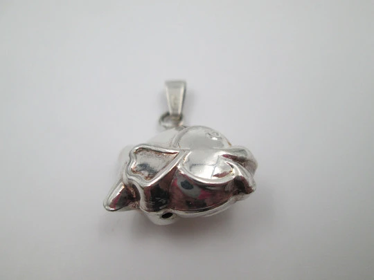 Fish women's pendant. 925 sterling silver. Rings on top. Europe. 1990's