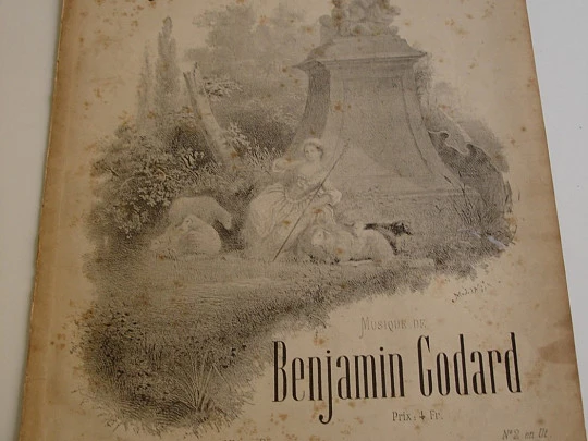 Florian's song. Benjamin Godard. 1890. Durand & Schoenewerk