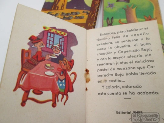 Folk Tales Fher. Serie IV. 1970's. Five illustrated stories. Spain