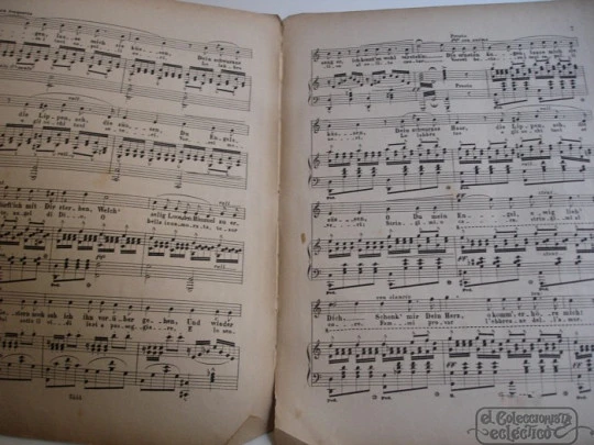 Forbidden music. 1890's. Stanislao Gastaldon. Seven pages. G. Venturini