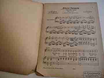 Forbidden music. 1890's. Stanislao Gastaldon. Seven pages. G. Venturini