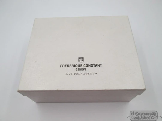 Frederique Constant Challenge GMT. Automatic. Box. Steel. Calendar. 2003