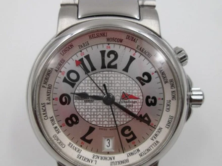 Frederique Constant Challenge Gmt Automatic Box Steel Calendar
