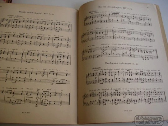 Fredman's songs. 1920. Carl Michael Bellman. Sweden. A. Lundquist