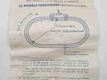 G.M.P. Paris colour light signal post Scientific toys. Scale trains. 1950's