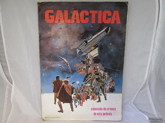 Galáctica. 1978. Editorial Maga. Valencia. 243 cromos. Película
