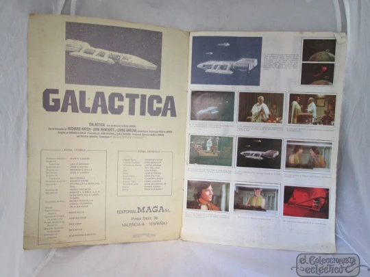 Galactica. Maga publisher. 1978. Valencia. 243 colour stickers